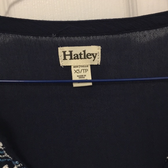 Navy blue summer tunic - Picture 3 of 3